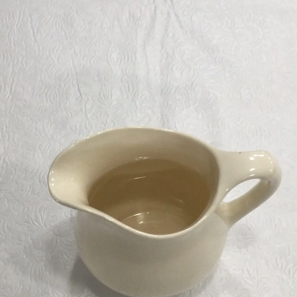 Water Pitcher Small Vintage White